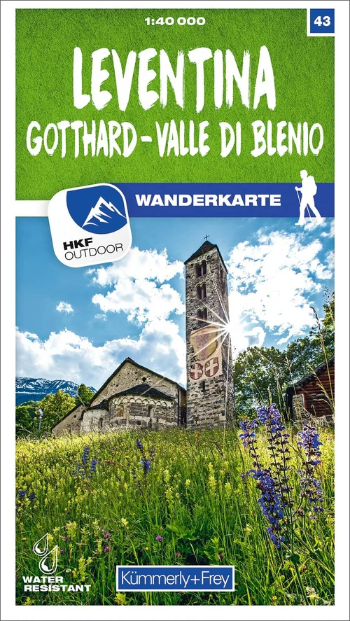 Schweiz, Leventina, Nr. 43, Wanderkarte 1:40'000 Schweiz, Leventina, Nr. 43, Wanderkarte 1:40'000