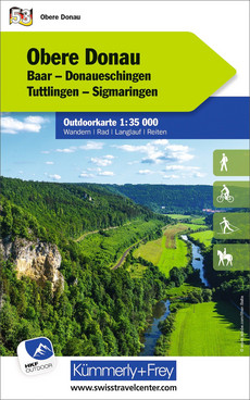 Germany, Upper Danube, No. 53, Outdoor Map 1:35'000