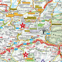 MARCO POLO Reisekarte Alpen 1:650.000