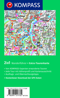 KOMPASS Wanderführer Comer See, 50 Touren mit Extra-Tourenkarte