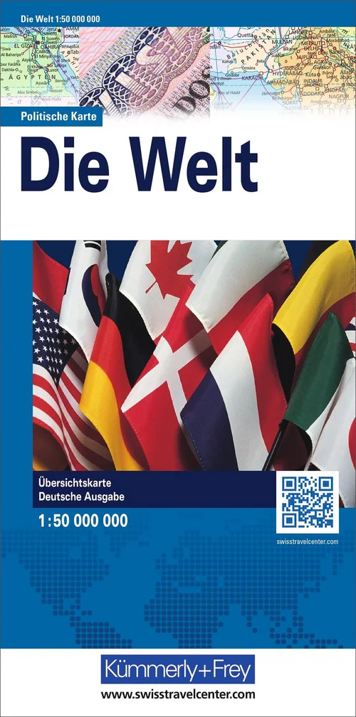 Carte du monde, Carte politique 1:50mio. / édition allemande Carte du monde, Carte politique 1:50mio. / édition allemande
