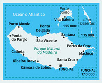 KOMPASS Wanderkarte 234 Madeira 1:50.000