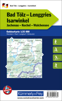 04 Bad Tölz - Lenggries - Isarwinkel, Outdoorkarte Deutschland 1:35 000