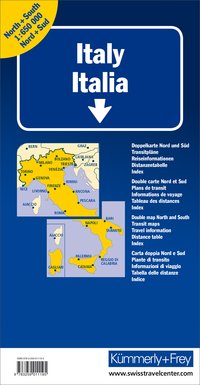 Italien Doppelkarte Nord + Süd