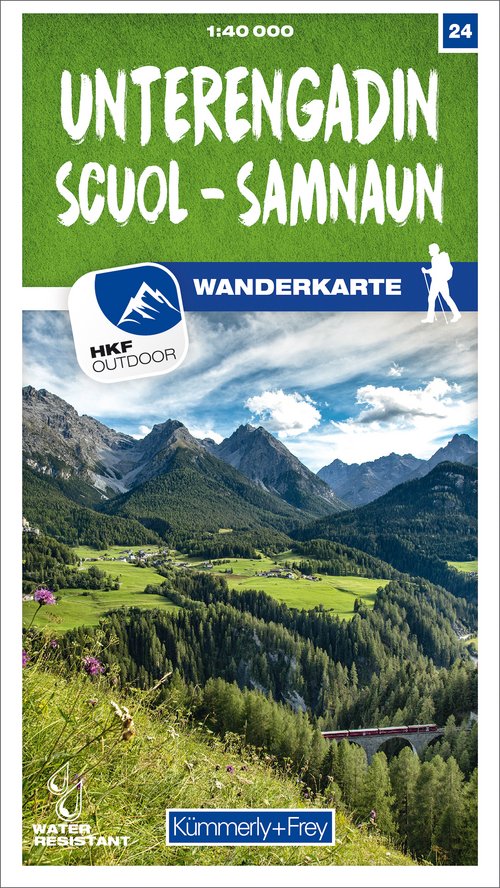 24 Unterengadin / Scuol - Samnaun 1:40 000
