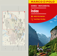 MARCO POLO Regionalkarte Schweiz 01 Westlicher Teil 1:200.000