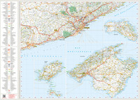 MARCO POLO Reisekarte Costa Brava, Balearen 1:225.000