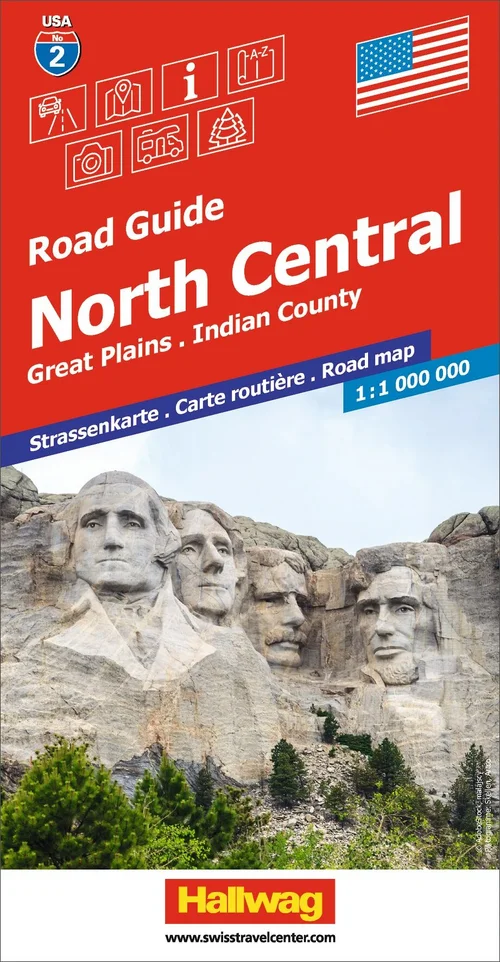 North Central Strassenkarte 1:1 Mio, Road Guide Nr. 2 North Central Strassenkarte 1:1 Mio, Road Guide Nr. 2