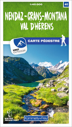Schweiz, Nendaz, Crans-Montana, Val d'Hérens, Nr. 40, Wanderkarte 1:40'000