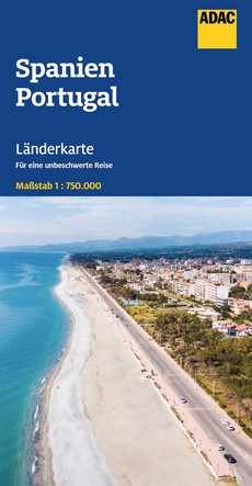 ADAC Länderkarte Spanien, Portugal 1:750.000