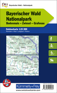 54 Bayerischer Wald Nationalpark, Outdoorkarte Deutschland 1:35 000