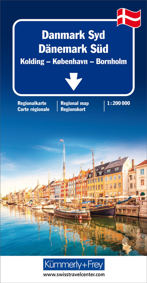 Denmark (South), road map 1:200'000
