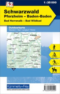 52 Schwarzwald, Pforzheim, Baden-Baden, Bad Herrenalb, Bad Wildbad
