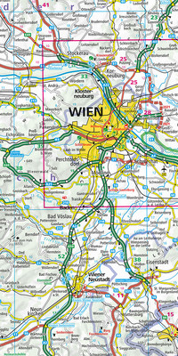 Austria Road map 1:500 000