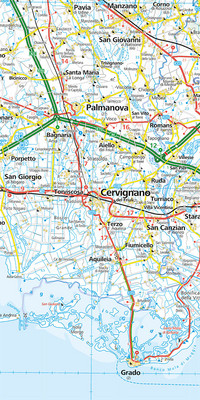 Italy, Friuli Venezia Giulia, No. 05, Regional Road Map 1:200'000 Italy, Friuli Venezia Giulia, No. 05, Regional Road Map 1:200'000