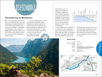 Switzerland, hiking by the water, hiking guide Erlebnis Schweiz, german edition