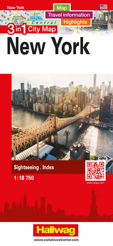 Amerika, New York, 3 in 1 City Map 1:18'750