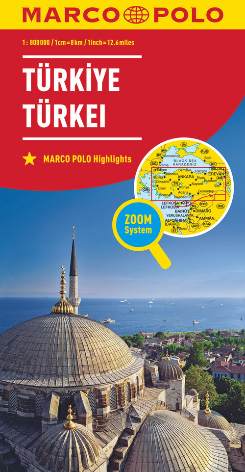 MARCO POLO Länderkarte Türkei 1:800 000
