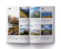 Suisse, Suisse centrale, Guide de randonnée photographique Raus und Wandern / édition allemande