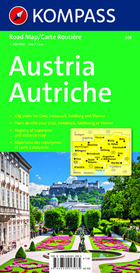 KOMPASS Autokarte Österreich