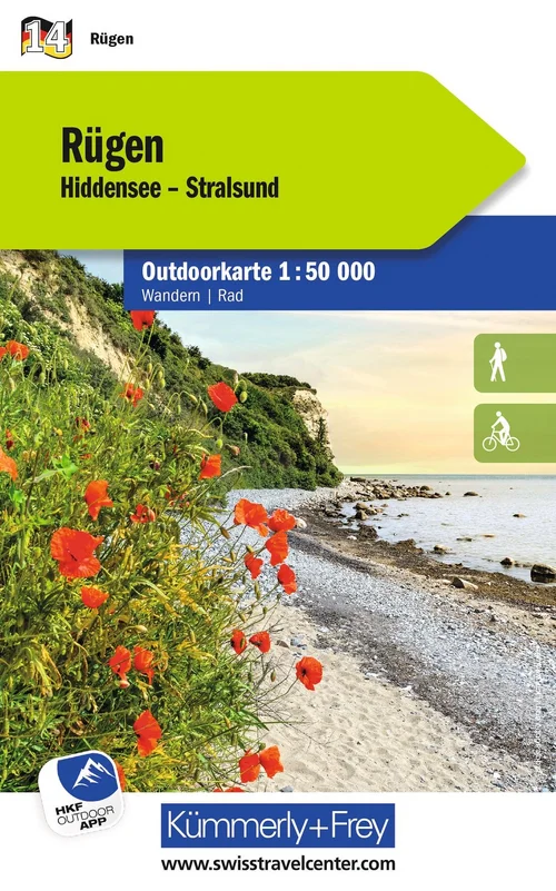 Germany, Rügen, Nr. 14, Outdoor map 1:50'000