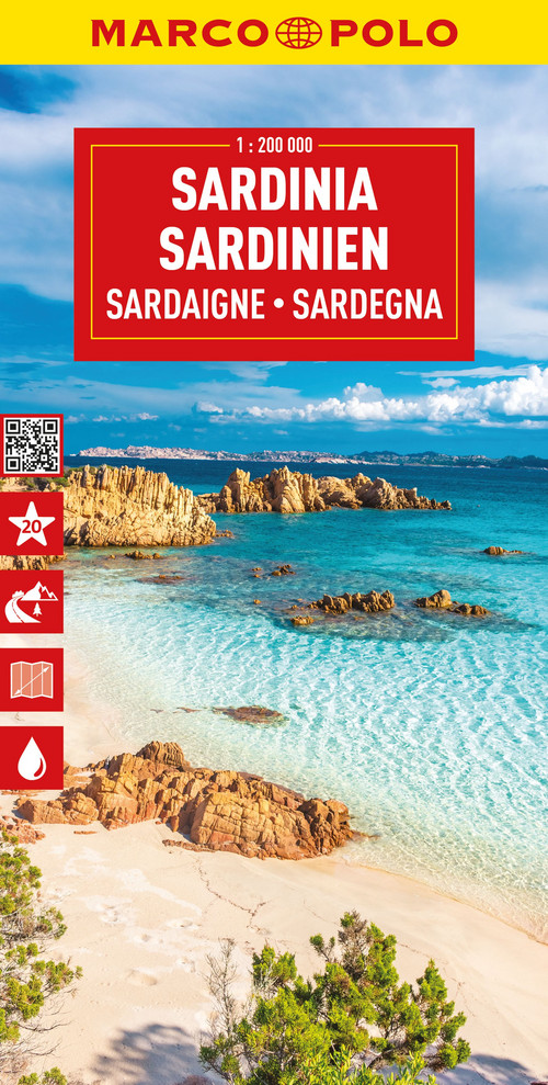MARCO POLO Reisekarte Italien 15 Sardinien 1:200.000