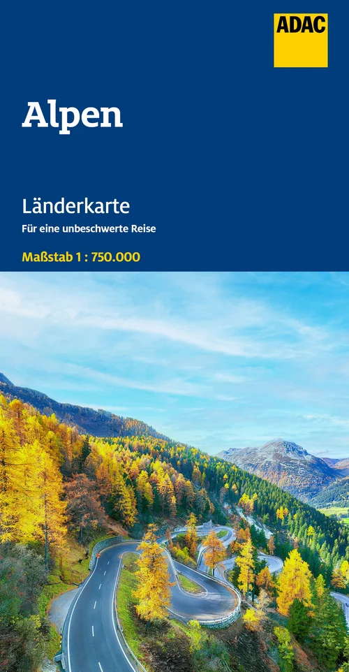 ADAC Länderkarte Alpen 1:750.000 ADAC Länderkarte Alpen 1:750.000
