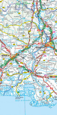 France (North+South), Road Map 1:600,000