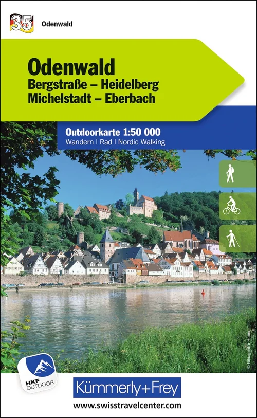 Germany, Odenwald, Nr. 35, Outdoor map 1:50'000 Germany, Odenwald, Nr. 35, Outdoor map 1:50'000