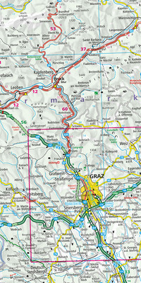 Austria Road Map 1:500 000 Austria Road Map 1:500 000