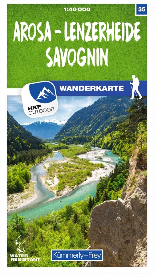 Schweiz, Arosa - Lenzerheide - Savognin, Nr. 35, Wanderkarte 1:40'000 Schweiz, Arosa - Lenzerheide - Savognin, Nr. 35, Wanderkarte 1:40'000