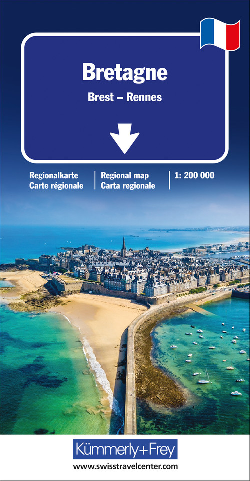 Bretagne Regionalkarte