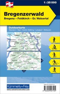 Österreich, Bregenzerwald, Nr. 1, Outdoorkarte 1:35'000