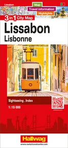 Portugal, Lisbon, 3 in 1 City Map 1:15'000