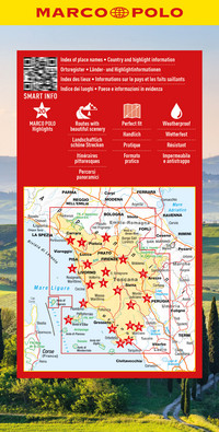 MARCO POLO Reisekarte Italien 07 Toskana 1:225.000