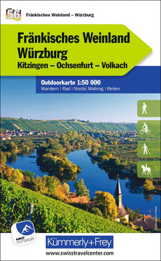 Germany, Franconian Wine Country - Würzburg, Nr. 56, Outdoor map 1:50'000