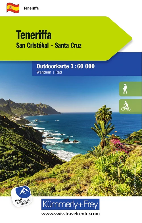 Espagne, Tenerife, carte outdoor 1:60'000 Espagne, Tenerife, carte outdoor 1:60'000