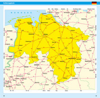 ADAC Bundesländerkarte Deutschland 03 Niedersachsen, Bremen 1:300.000 ADAC Bundesländerkarte Deutschland 03 Niedersachsen, Bremen 1:300.000