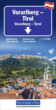Vorarlberg - Tirol - Regionalkarte 1: 175 000