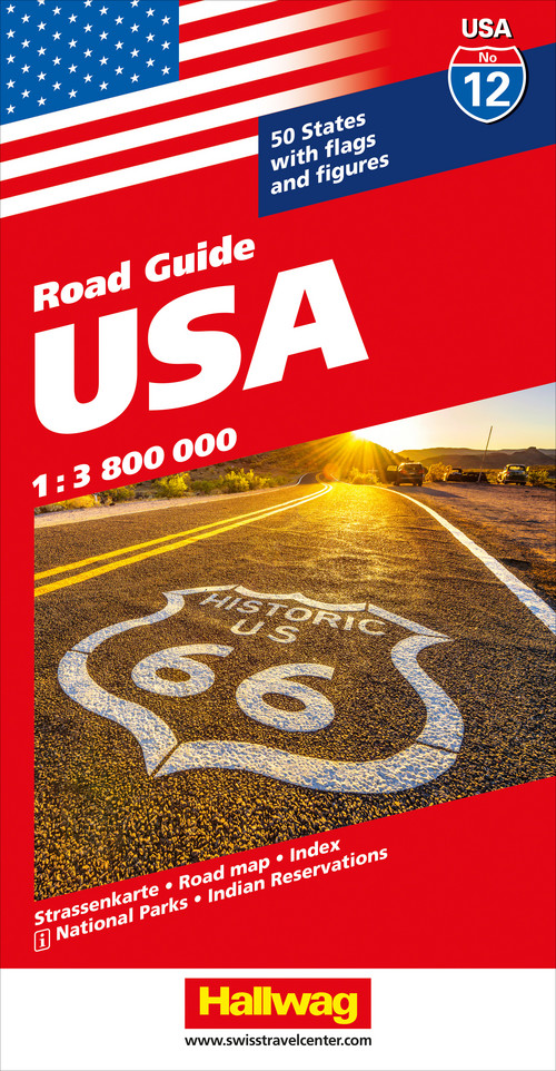 USA Strassenkarte 1:3,8 Mio. Road Guide