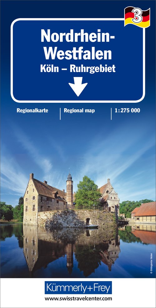 Deutschland, Nordrhein-Westfalen, Nr. 03, Regionalkarte 1:275'000