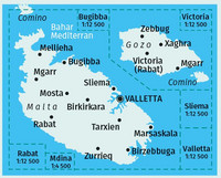 KOMPASS Wanderkarte 235 Malta, Gozo 1:25.000 KOMPASS Wanderkarte 235 Malta, Gozo 1:25.000