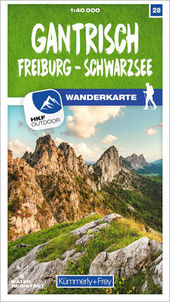 Schweiz, Gantrisch, Freiburg, Schwarzsee, Nr. 28, Wanderkarte 1:40'000