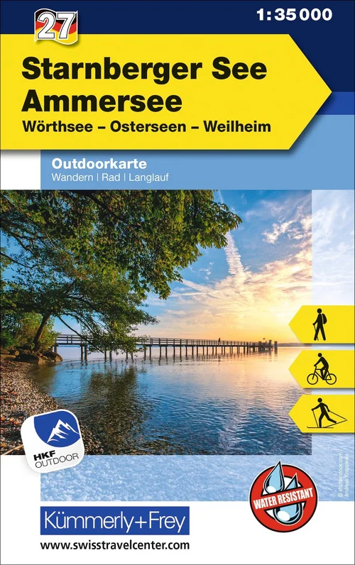Germany, Starnberger See - Ammersee, Nr. 27, Outdoor map 1:35'000
