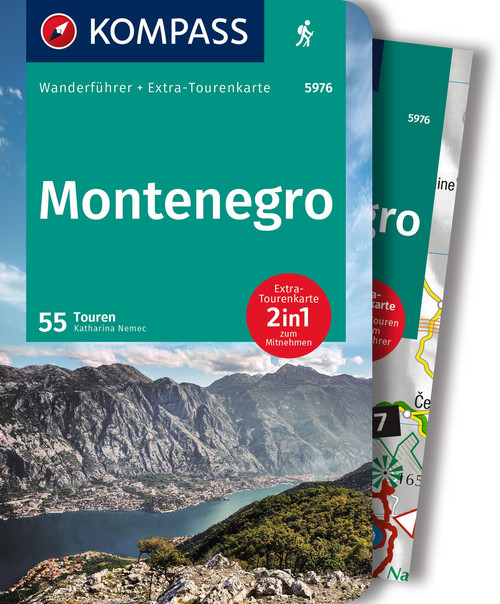 KOMPASS Wanderführer 5976 Montenegro, 55 Touren