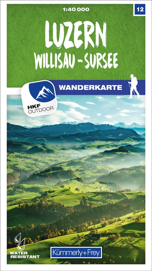 Schweiz, Luzern, Nr. 12, Wanderkarte 1:40'000