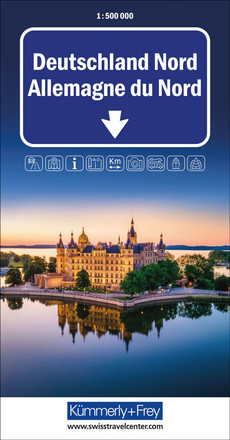 Deutschland (Nord), Strassenkarte 1:500'000