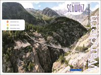 Switzerland, hiking over suspension bridges, hiking guide Erlebnis Schweiz, german edition