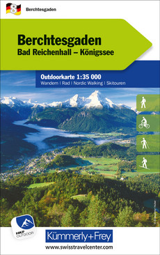 Deutschland, Berchtesgaden, Nr. 8, Outdoorkarte 1:35'000