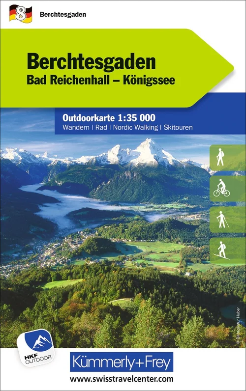 Germany, Berchtesgaden, Nr. 8, Outdoor map 1:35'000